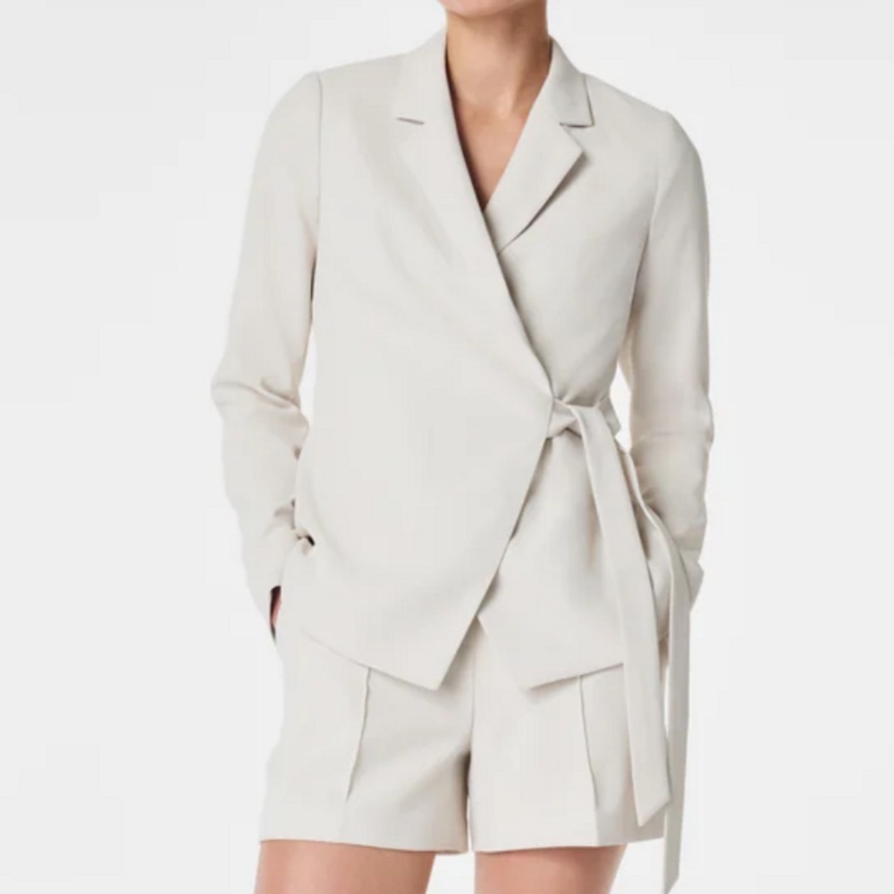 Spanx, carefree, crêpe wrap blazer